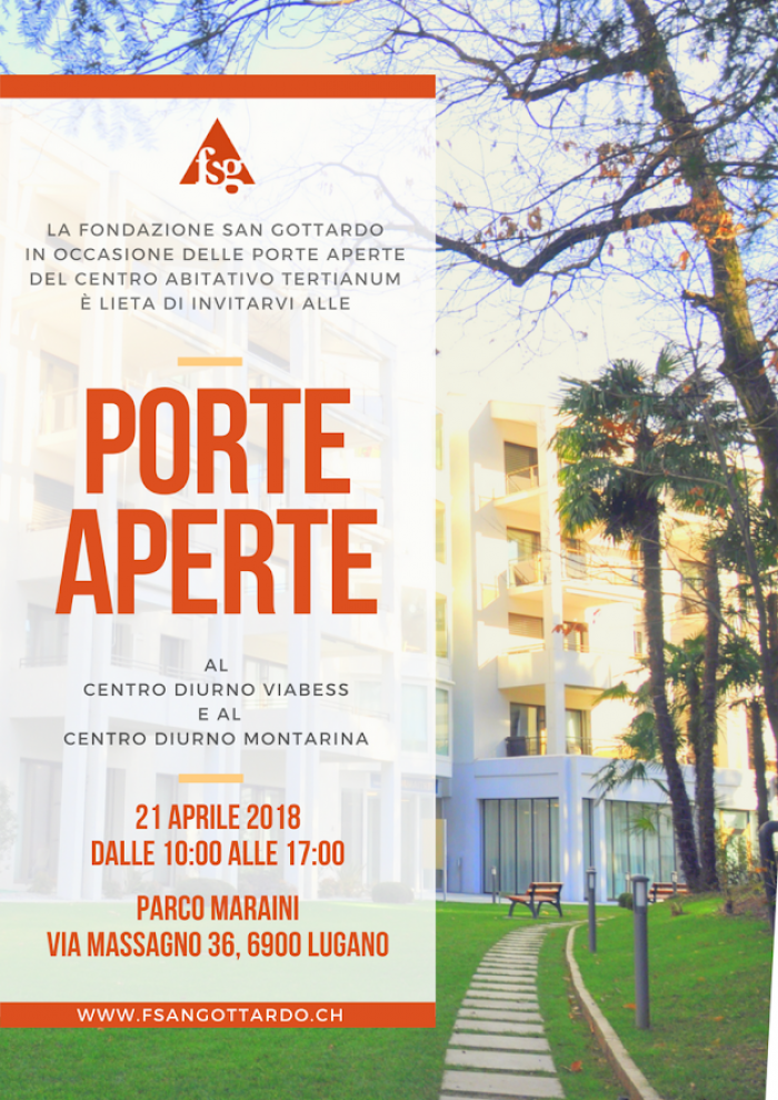 Porte aperte Centro Diurno Viabess e Montarina - 21 Aprile